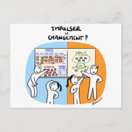 Coaching-kaart "Hoe de verandering te stimuleren" Briefkaart