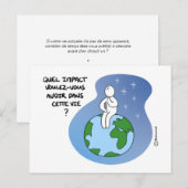 Coaching-kaart "Impact of Life" Briefkaart (Voorkant / Achterkant)