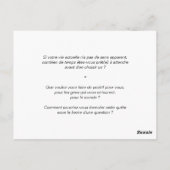 Coaching-kaart "Impact of Life" Briefkaart (Achterkant)