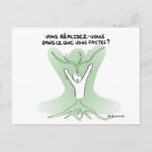 Coaching-kaart "Zelfverwezenlijking" Briefkaart (Voorkant)