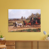 Coaching Scene Canvas Afdruk (Insitu (Woonkamer))