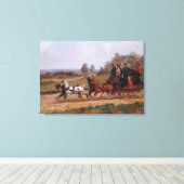 Coaching Scene Canvas Afdruk (Insitu (Houten vloer))