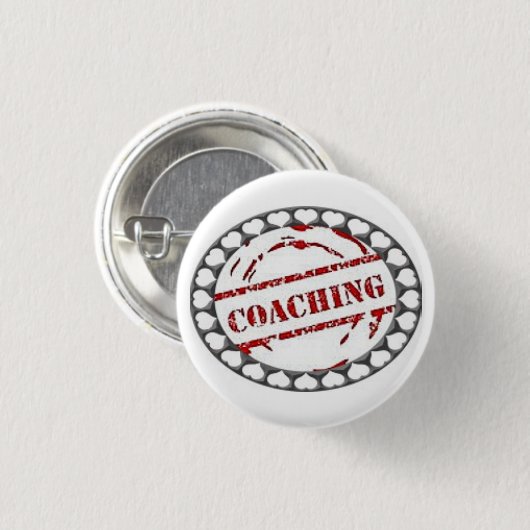 Coaching Small Round Button #2 (Voorkant /achterkant)