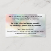 Coaching Visitekaartje (Achterkant)