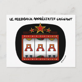 Coachingkaart: A-A-A, feedback Briefkaart