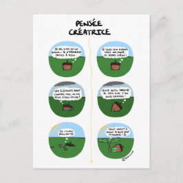Coachingkaart "Creatief denken" Briefkaart