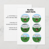 Coachingkaart "Creatief denken" Briefkaart (Voorkant / Achterkant)