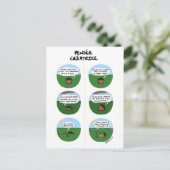 Coachingkaart "Creatief denken" Briefkaart (Staand voorkant)