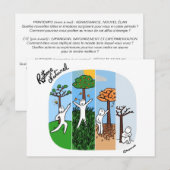 Coachingkaart "Elk seizoen zijn energie" Briefkaart (Voorkant / Achterkant)