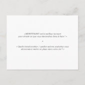 Coachingkaart "Transformatie" Briefkaart (Achterkant)