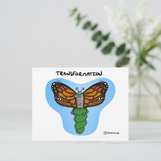 Coachingkaart "Transformatie" Briefkaart (Staand voorkant)