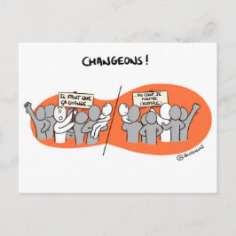 Coaching's kaart "Laten we het voorbeeld verandere