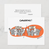 Coaching's kaart "Laten we het voorbeeld verandere (Voorkant / Achterkant)