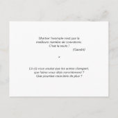 Coaching's kaart "Laten we het voorbeeld verandere (Achterkant)