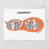 Coaching's kaart "Laten we het voorbeeld verandere (Voorkant)