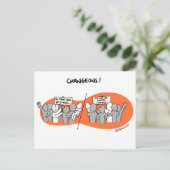 Coaching's kaart "Laten we het voorbeeld verandere (Staand voorkant)