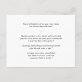 Coaching's kaart "Wat is uw eerste stap?" (Achterkant)