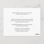 Coaching's kaart "Wat is uw eerste stap?" (Achterkant)