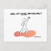 Coaching's kaart "Wat is uw eerste stap?" (Voorkant)