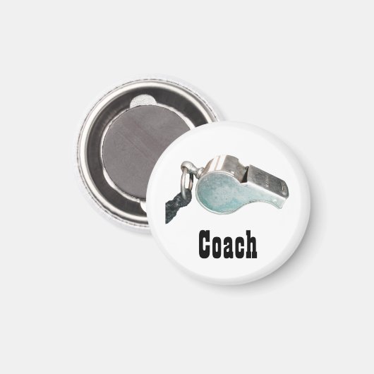 Coach's Klokje Magnet (Voorkant / Achterkant)