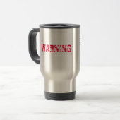 Coach's koffie, WAARSCHUWING Reisbeker (Voorkant links)