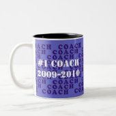 Coach's Mok - Paarse letters veranderbare achtergr (Links)