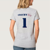 Coach's Wife Football T-shirt (Achterkant)