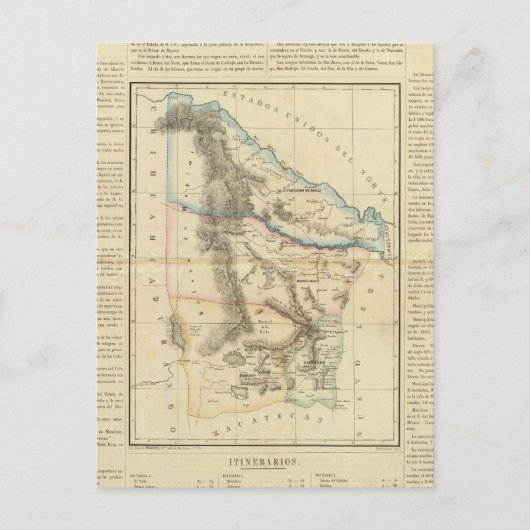 Coahuila, Mexico 2 Briefkaart (Voorkant)