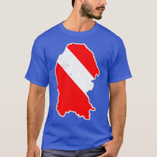 Coahuila Mexico Shirt Diver Flag Scuba Diver Shirt