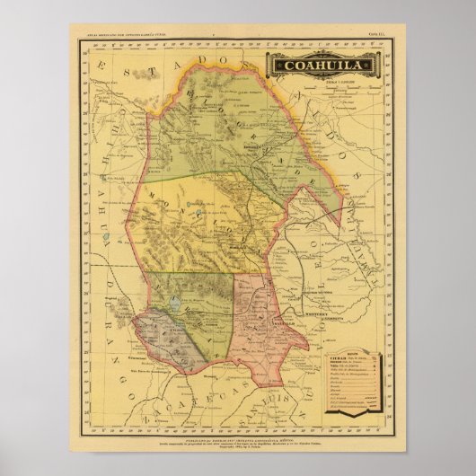 Coahuila Poster (Voorkant)