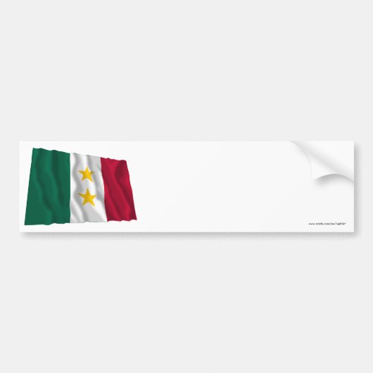 Coahuila y Tejas Flag Bumpersticker (Voorkant)