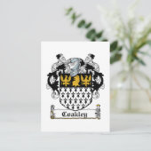 Coakley Family Crest Briefkaart (Staand voorkant)