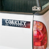 COAKLEY FOR GOVERNOR 2014 BUMPERSTICKER (Op Truck)