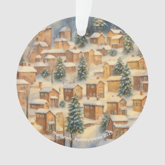 Coal Country Pride Marianna Pennsylvania Pa Ornament (voorkant)