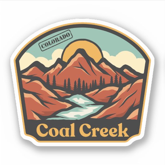 Coal Creek, Colorado Sticker (Voorkant)