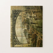 Coal Dockers Monet Fine Art Legpuzzel (Verticaal)
