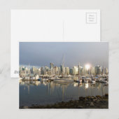 Coal Harbour, BC at sunset. Briefkaart (Voorkant / Achterkant)