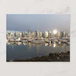 Coal Harbour, BC at sunset. Briefkaart