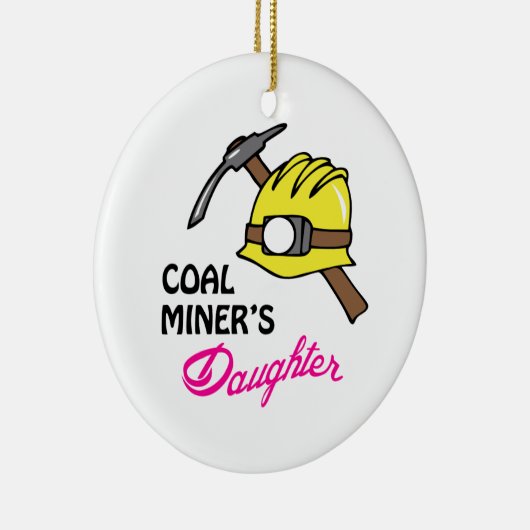 Coal Miner's Daughter Keramisch Ornament (Rechts)