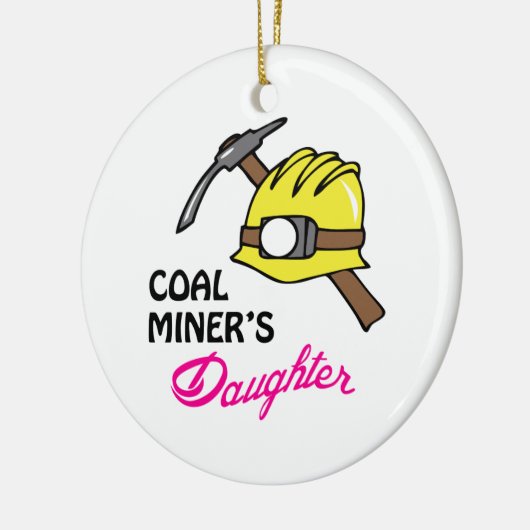 Coal Miner's Daughter Keramisch Ornament (Links)