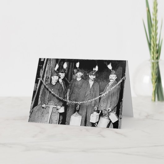 Coal Miners - Greeting Card Kaart (Voorkant)