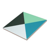 Coal White Blauwgroen Blue Aqua Turquoise Tegeltje (Zijkant)