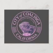 COALINGA FRESNO CALIFORNIA - GEHORNDE LIZARD BRIEFKAART (Voorkant)