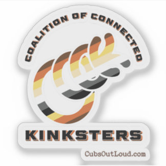 Coalitie van Connected Kinksters Beer Pride Sticke Sticker
