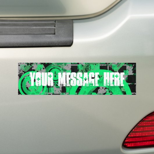 Coalitionz. Customizable Message. - Customized Bumpersticker (Op auto)