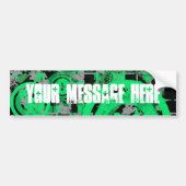 Coalitionz. Customizable Message. - Customized Bumpersticker (Voorkant)