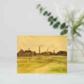 Coalmine in de Borinage door Vincent van Gogh Briefkaart (Staand voorkant)