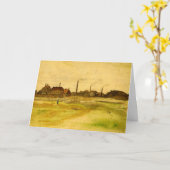 Coalmine in de Borinage door Vincent van Gogh Kaart (Gele Bloem)