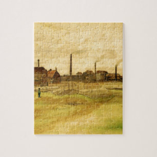 Coalmine in de Borinage door Vincent van Gogh Legpuzzel