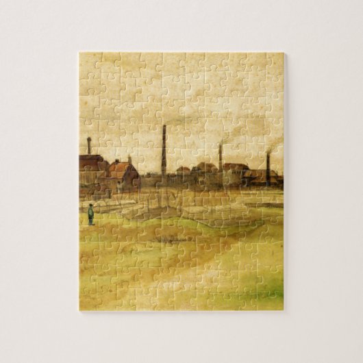 Coalmine in de Borinage door Vincent van Gogh Legpuzzel (Verticaal)